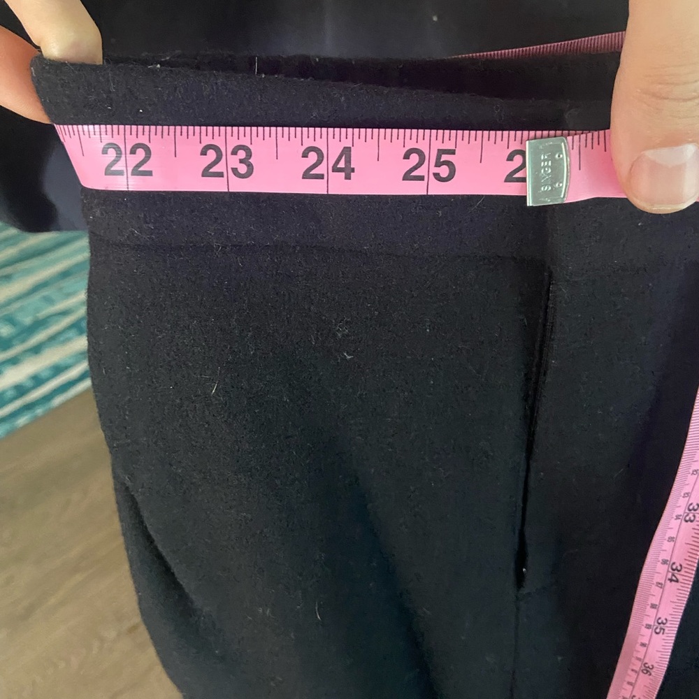 Amomento size 0 black wool pants in nice condition - Picture 8 of 9